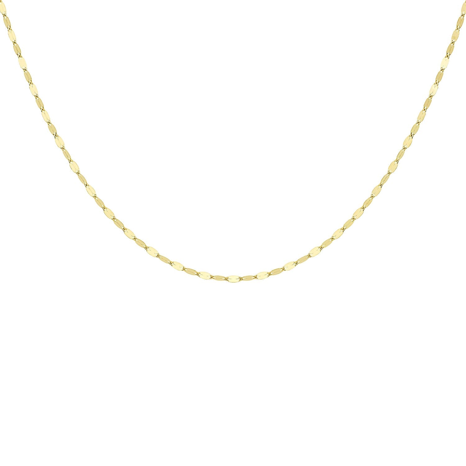 Sparkle Forzatina Chain 20 Inch in 9K Yellow Gold 7581573 3