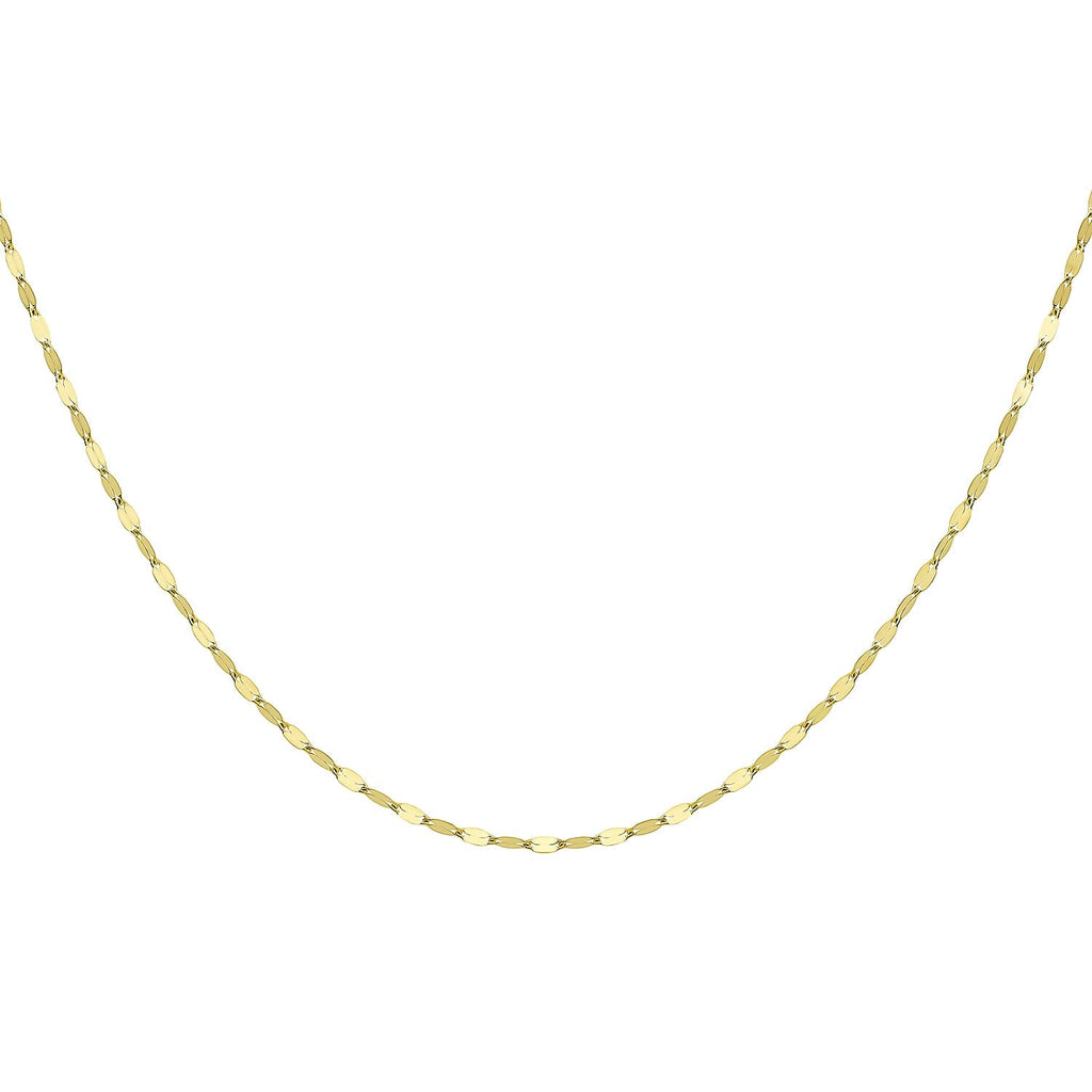 9K Yellow Gold  Chain (Size - 20),  Gold Wt. 1.7 Gms