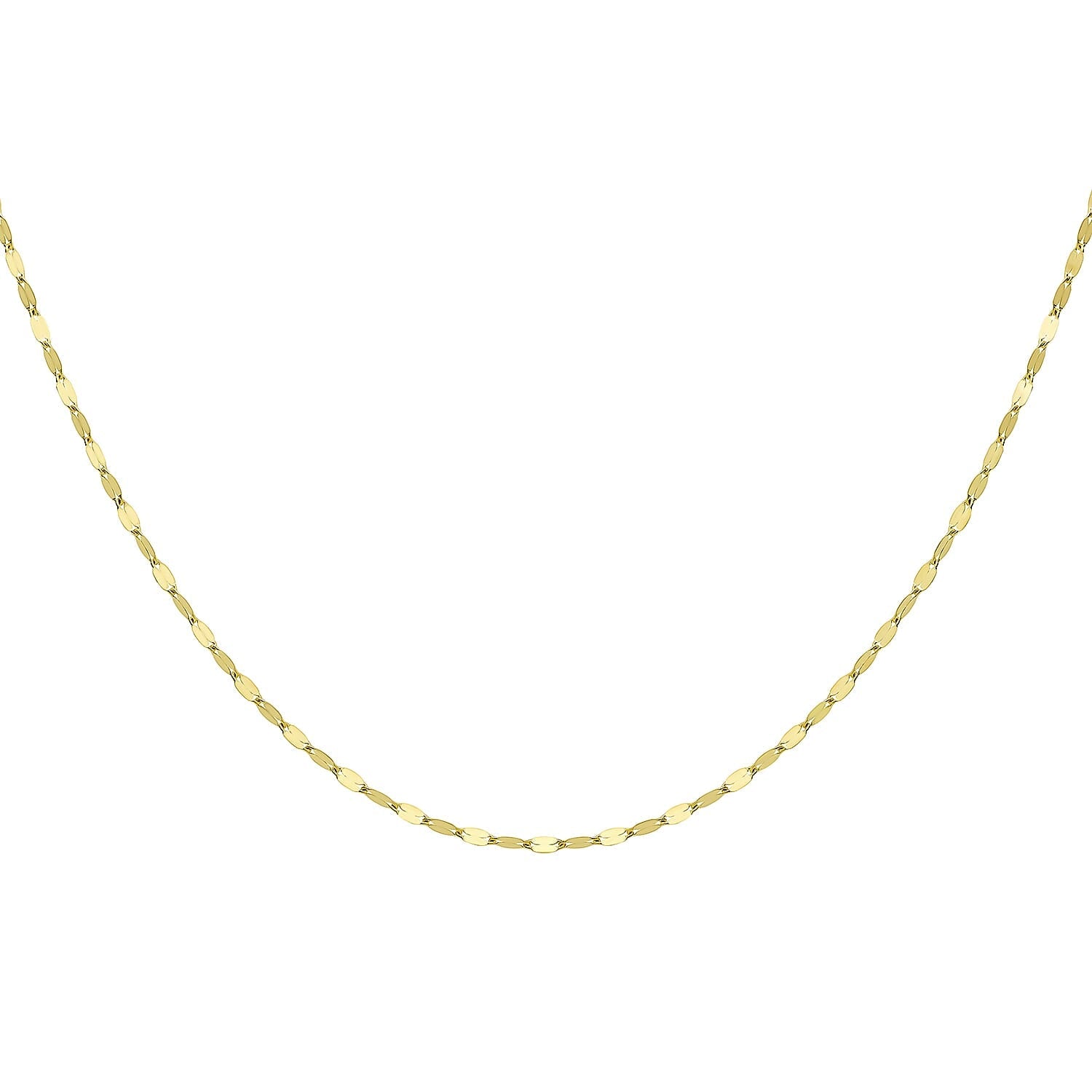 Sparkle Forzatina Chain 20 Inch in 9K Yellow Gold 7581573 4