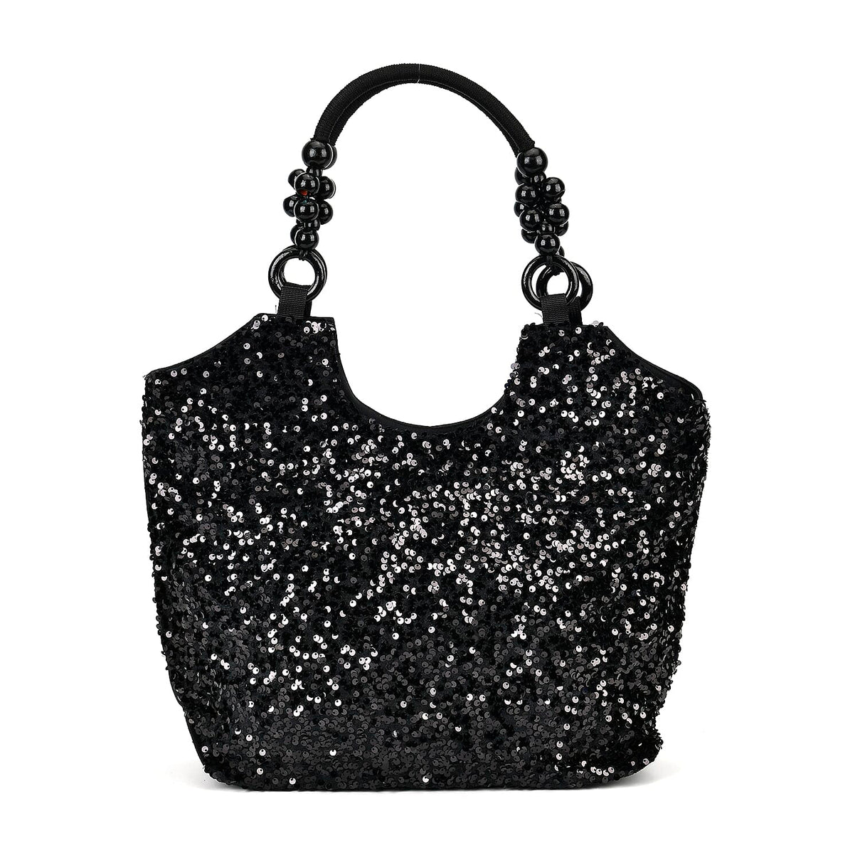 Sparkling Sequin Tote Bag (Size 45x10x36 cm) - Black 7756728 8