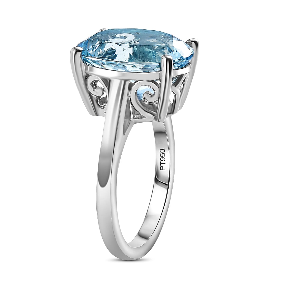 Special Order 950 Platinum Solitaire Diamond Ring Mount 8034630 3