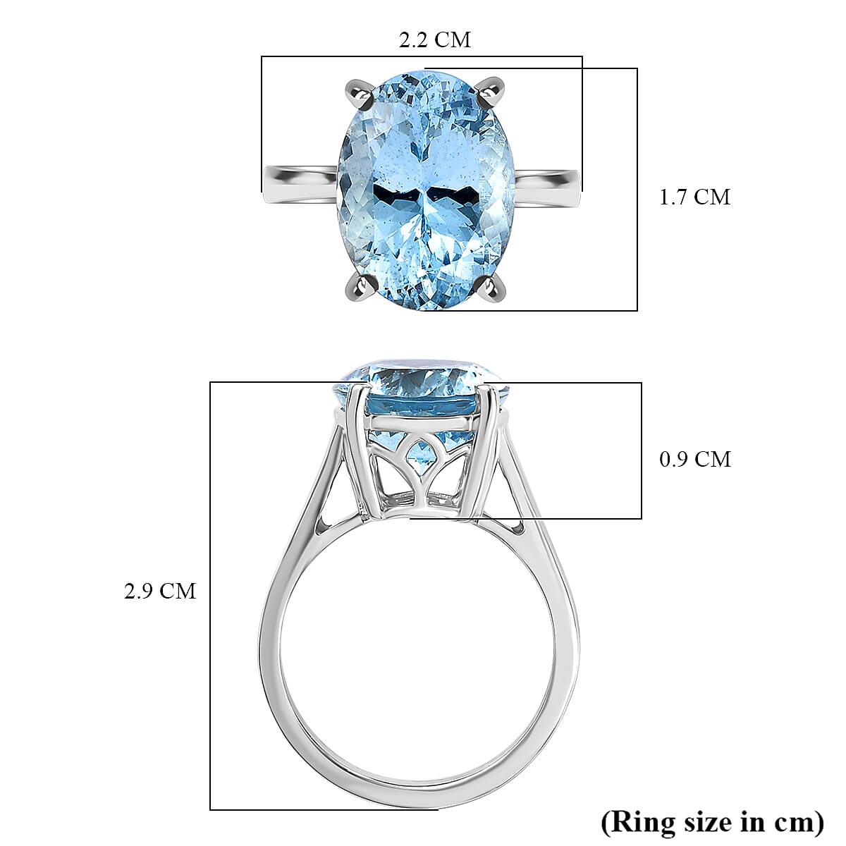 Special Order 950 Platinum Solitaire Diamond Ring Mount 8034630 5