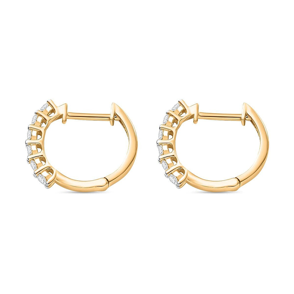 Special Order Luxuriant Diamond 9K Yellow Gold VS -EF -IGI Lab Grown Diamond Earring, Gold Wt.4.5 Gms  0.720  Ct.