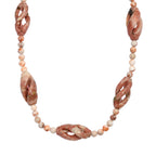 Spice Jasper, Pink Jasper Necklace (Size - 20) in  270.000  Ct.