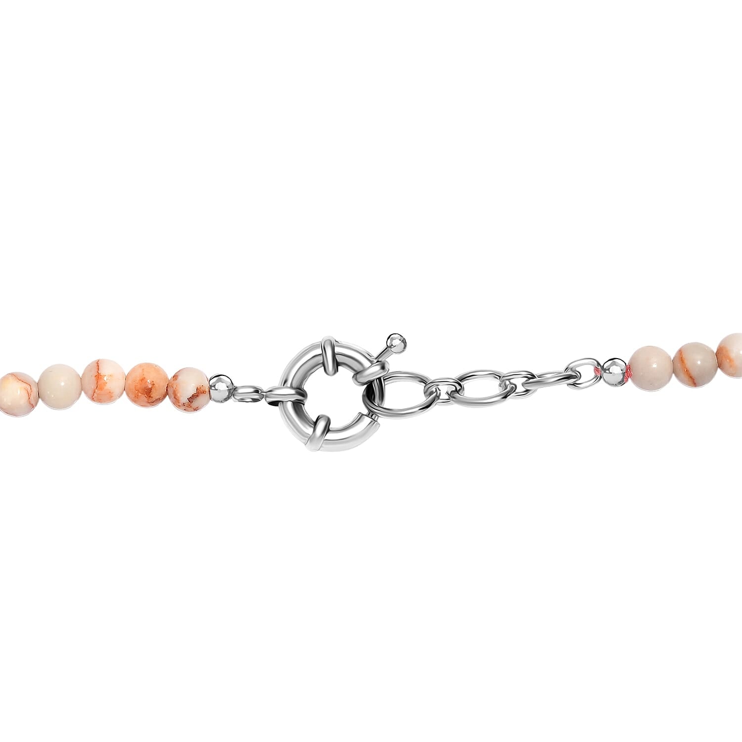 Spice Jasper, Pink Jasper Necklace (Size - 20) in  270.000  Ct. 8267447 5