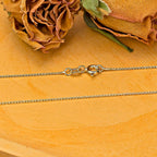 9K Yellow Gold  Chain (Size - 16),  Gold Wt. 1.1 Gms