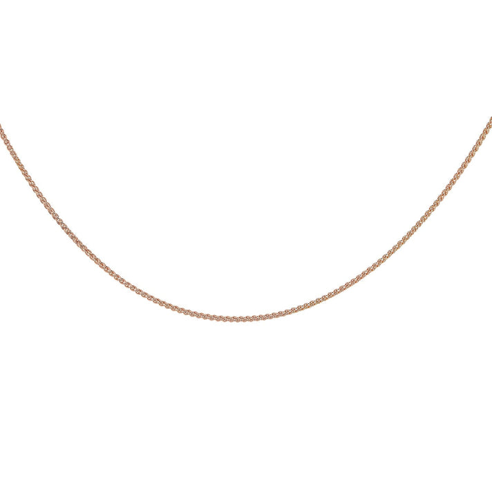 Spiga Chain 18 Inch in 10K Rose Gold 7576282 1