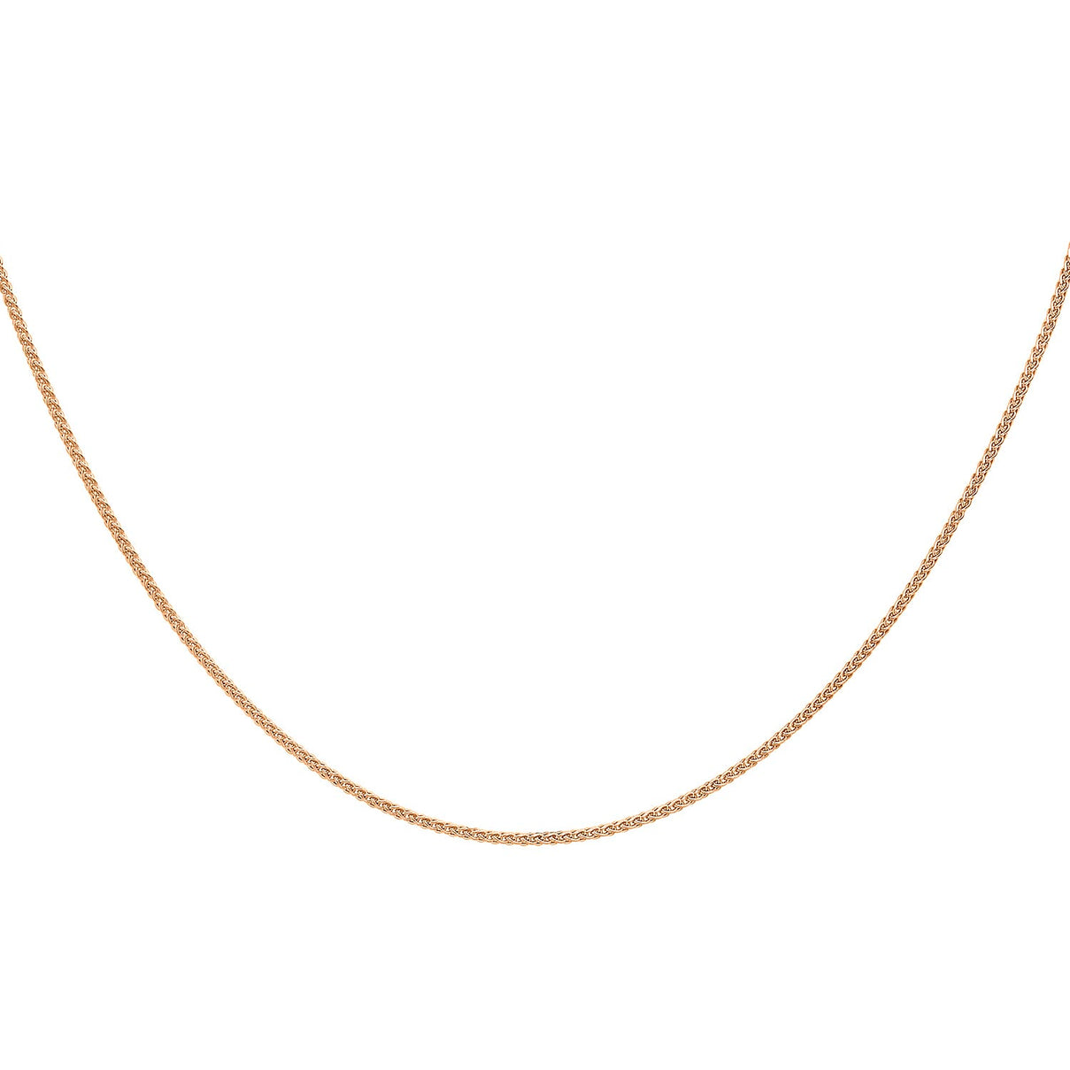 Spiga Chain 18 Inch in 10K Rose Gold 7576282 1
