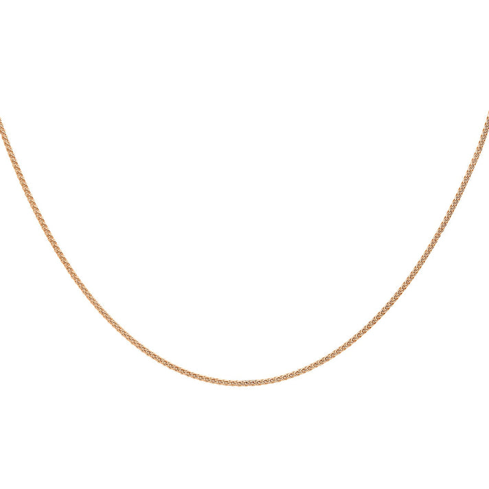 Spiga Chain 18 Inch in 10K Rose Gold 7576282 2
