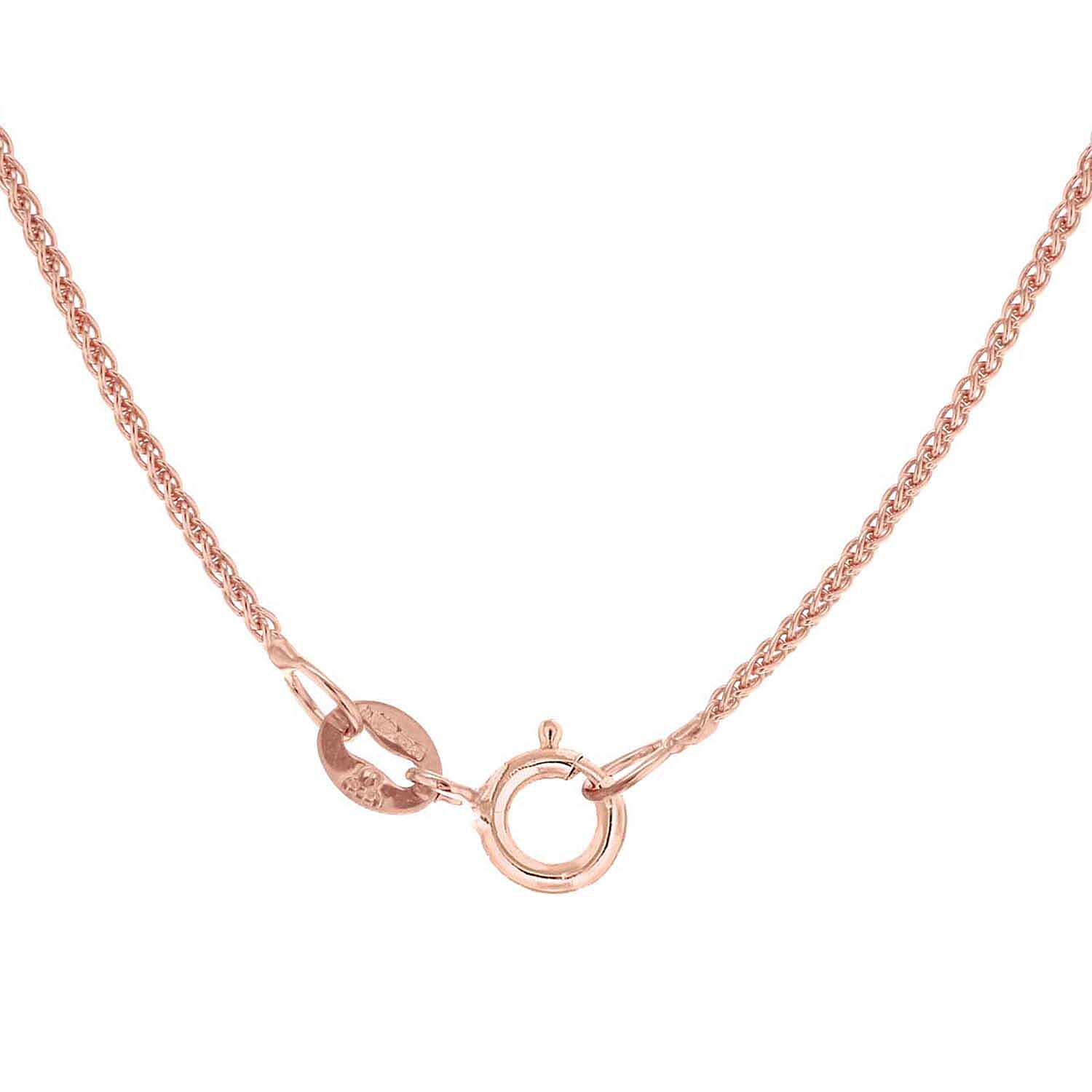 Spiga Chain 18 Inch in 10K Rose Gold 7576282 2