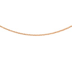 9K Rose Gold  Chain (Size - 18),  Gold Wt. 1.2 Gms