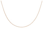 9K Rose Gold  Chain (Size - 18),  Gold Wt. 1.2 Gms