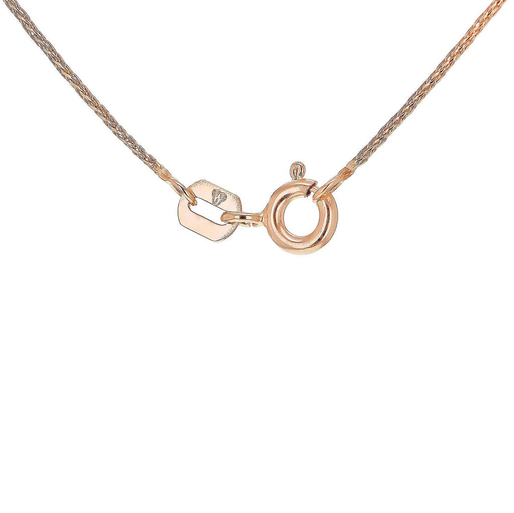 9K Rose Gold  Chain (Size - 18),  Gold Wt. 1.2 Gms