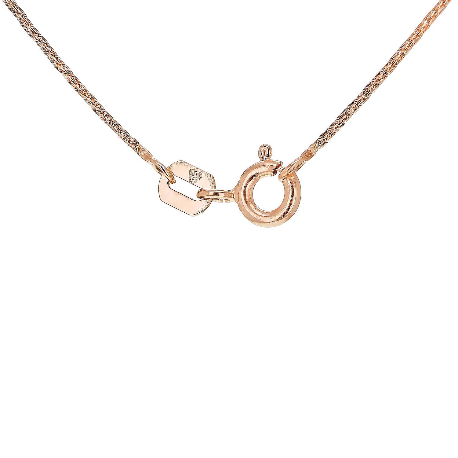 Spiga Chain 18 Inch in 9K Rose Gold 7580901 3
