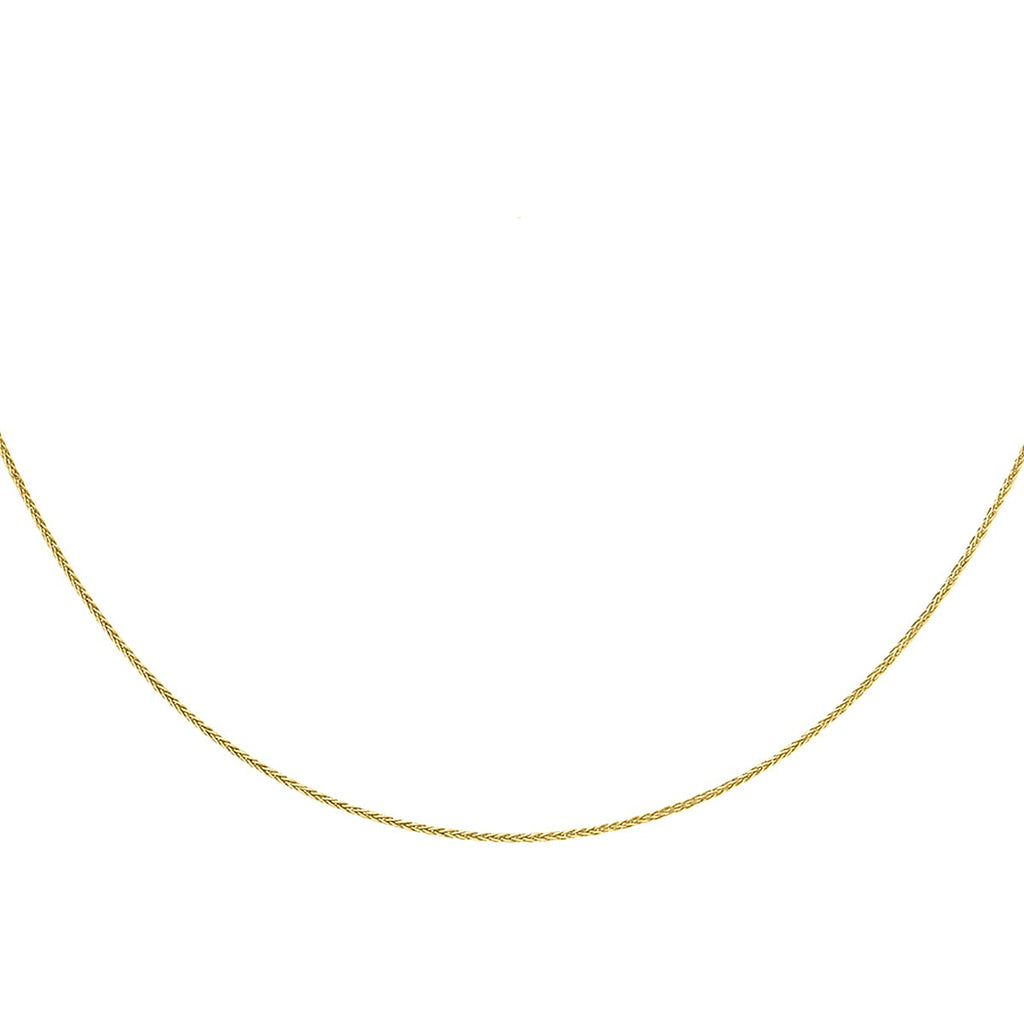 9K Yellow Gold  Chain (Size - 18),  Gold Wt. 1.2 Gms