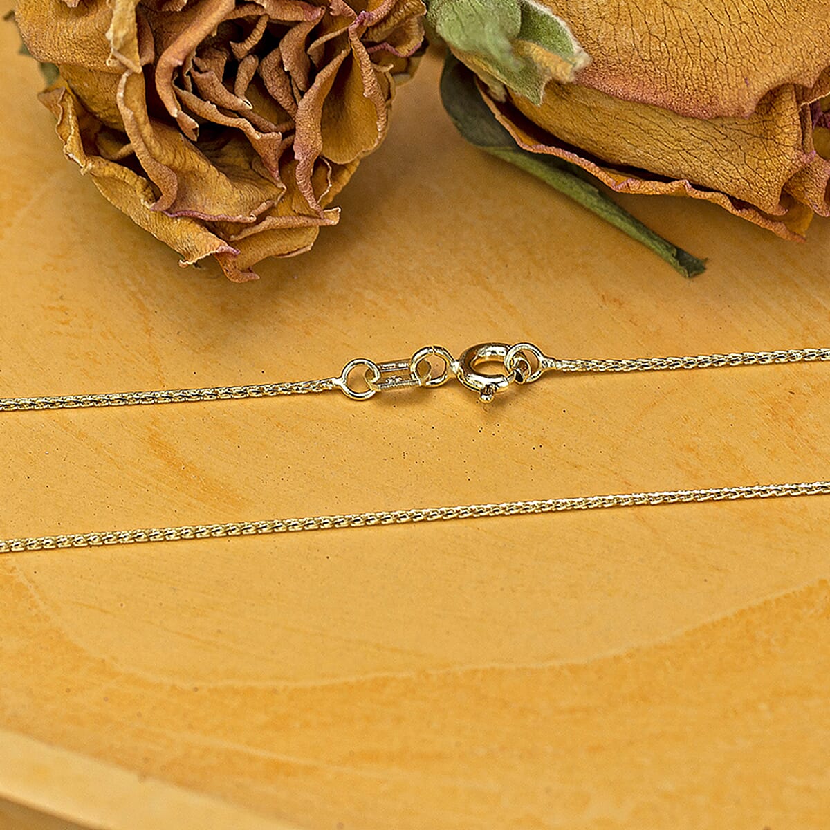Spiga Chain 18 Inch in 9K Yellow Gold 7582338 4