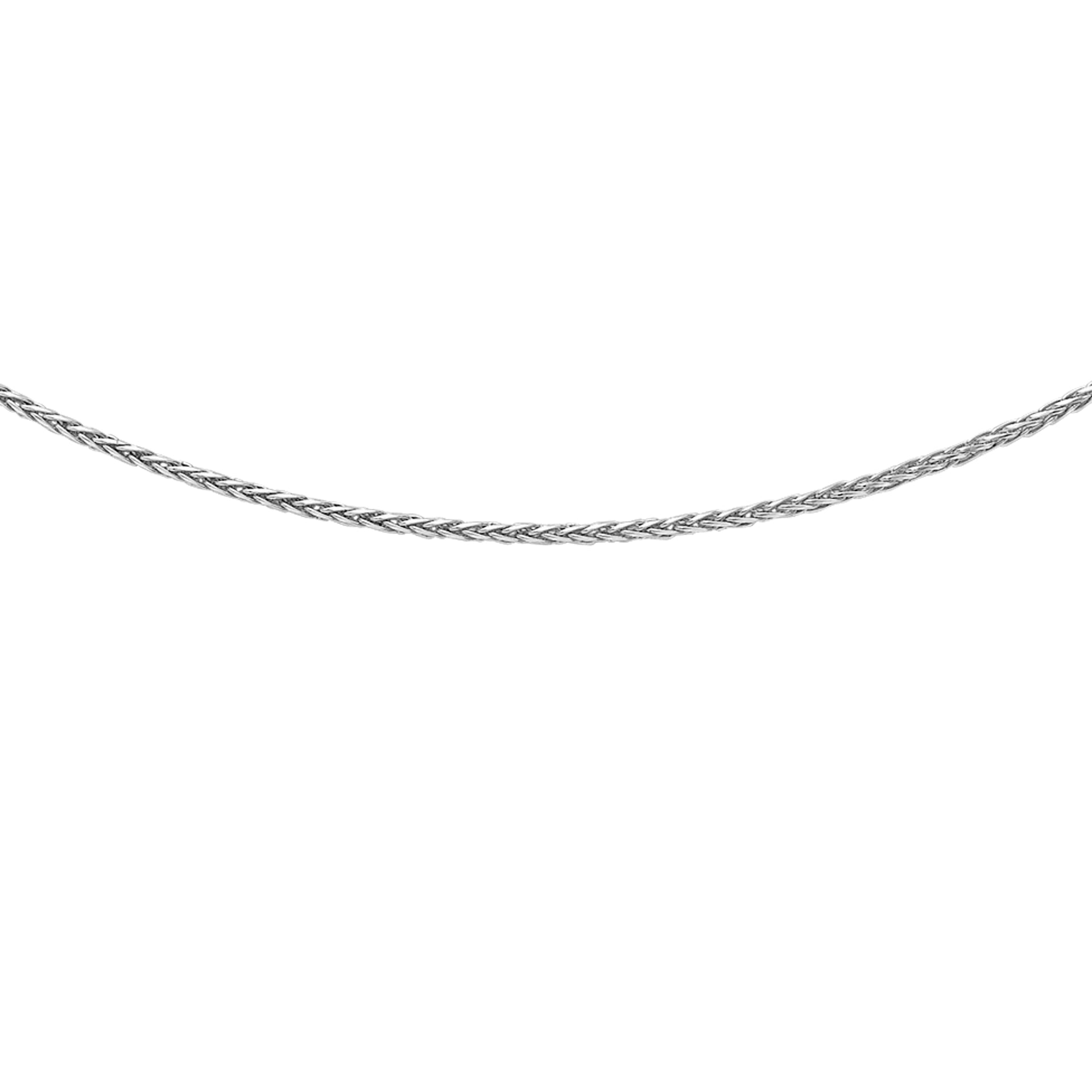 Spiga Chain 20 Inch in 9K White Gold 7581025 0