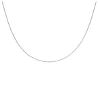 9K White Gold  Chain (Size - 20),  Gold Wt. 1.3 Gms