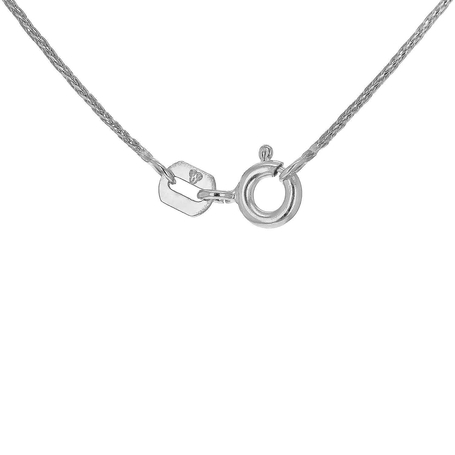 Spiga Chain 20 Inch in 9K White Gold 7581025 3