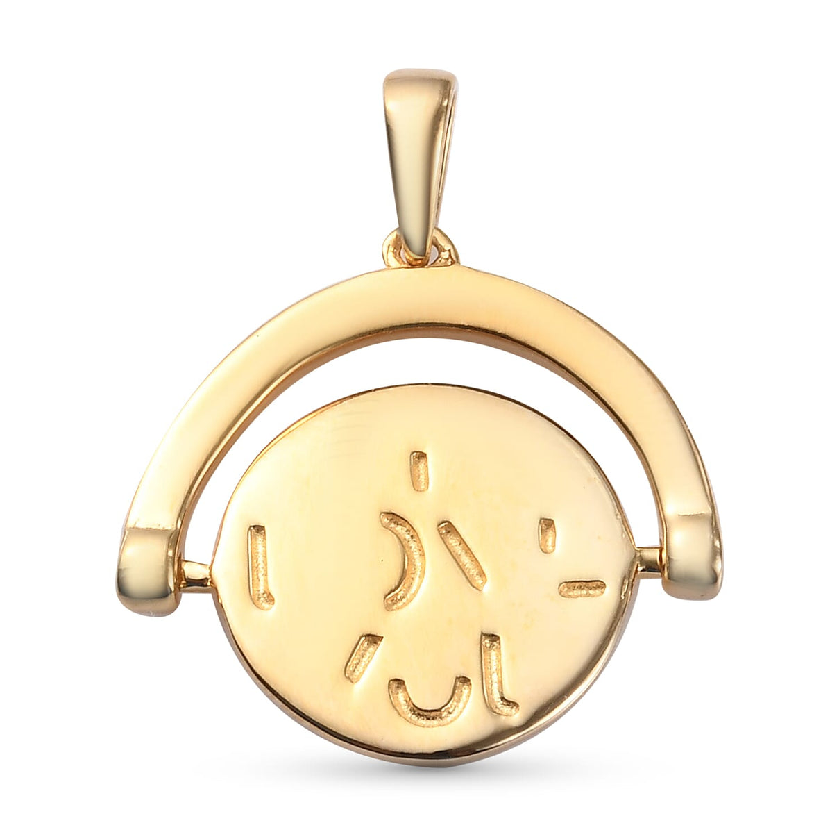 Spinner Pendant in Yellow Gold Plated Sterling Silver 3728007 0
