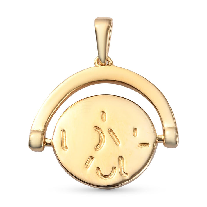 Spinner Pendant in Yellow Gold Plated Sterling Silver 3728007 1