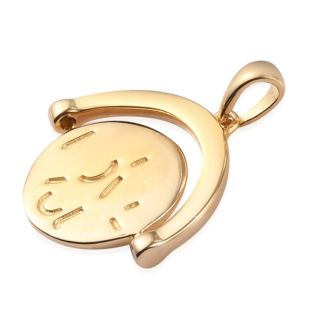Spinner Pendant in Yellow Gold Plated Sterling Silver 3728007 4