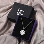 14K Gold Overlay Sterling Silver Pendant with Chain (Size 20), Silver Wt. 5.80 Gms.