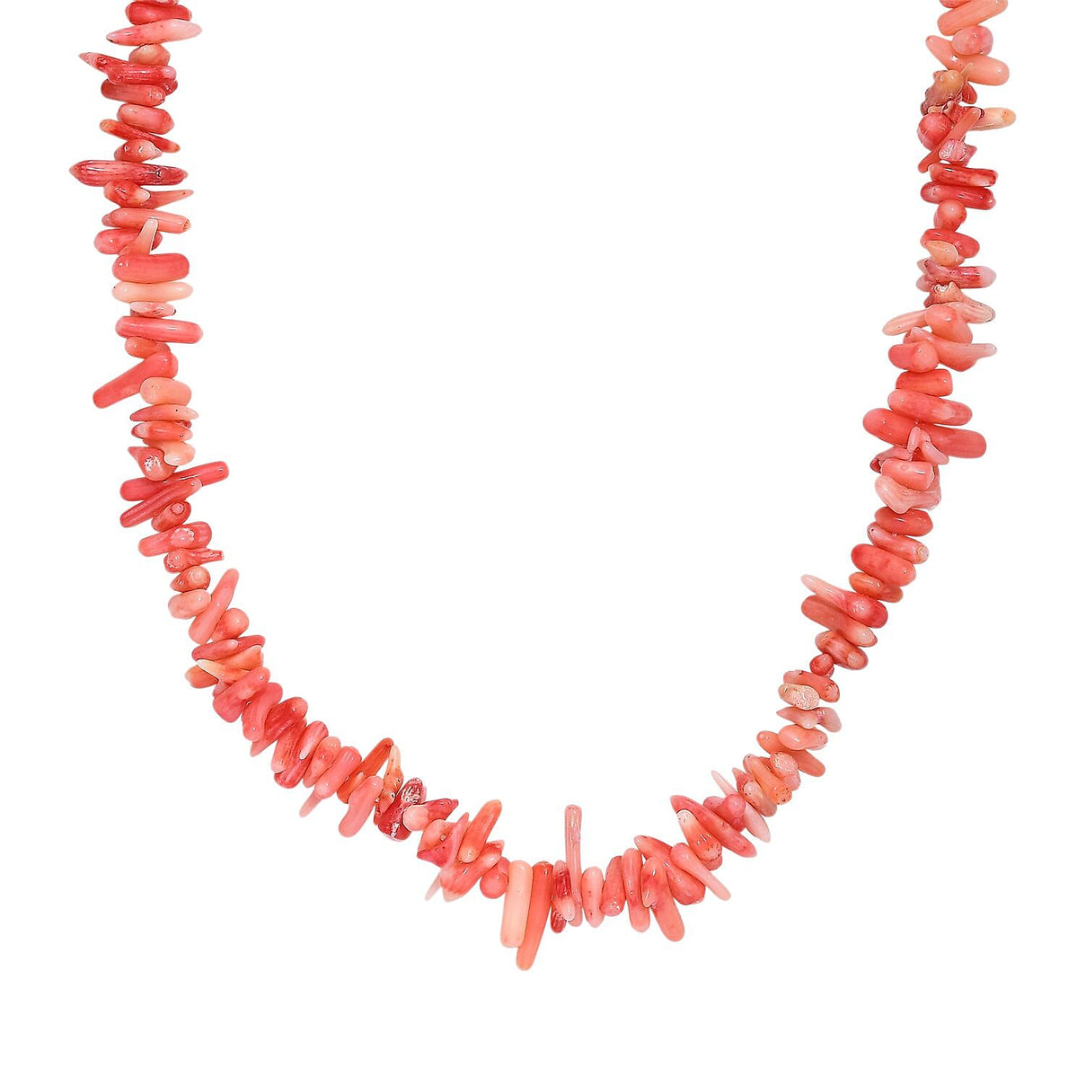 Coral Necklace (Size - 24) with Lobster Clasp 175.00 Ct. 8155657 0