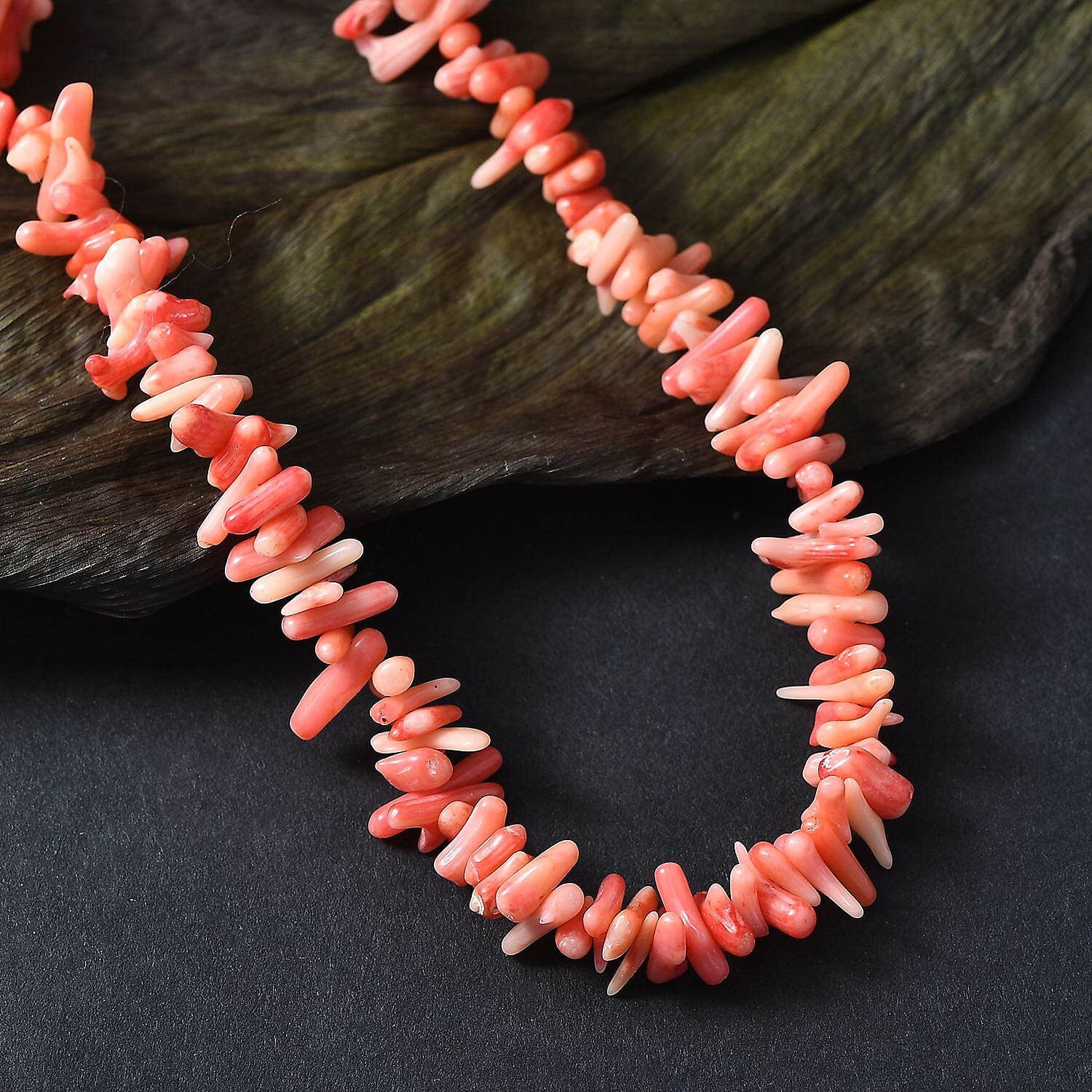 Coral Necklace (Size - 24) with Lobster Clasp 175.00 Ct. 8155657 3