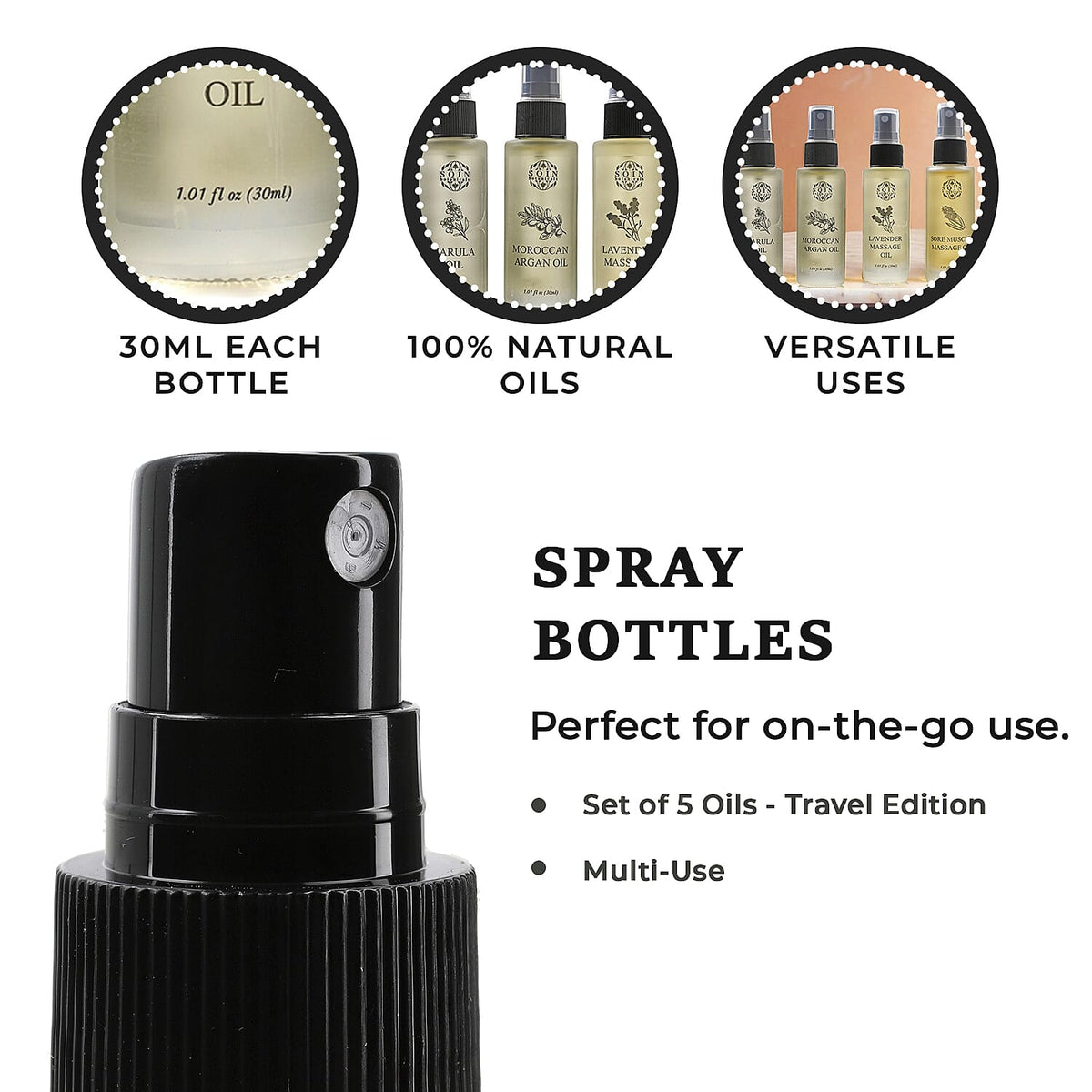 Sqin Botanicals Oil - Set of 5 oils- Travel Edition 7838924 8