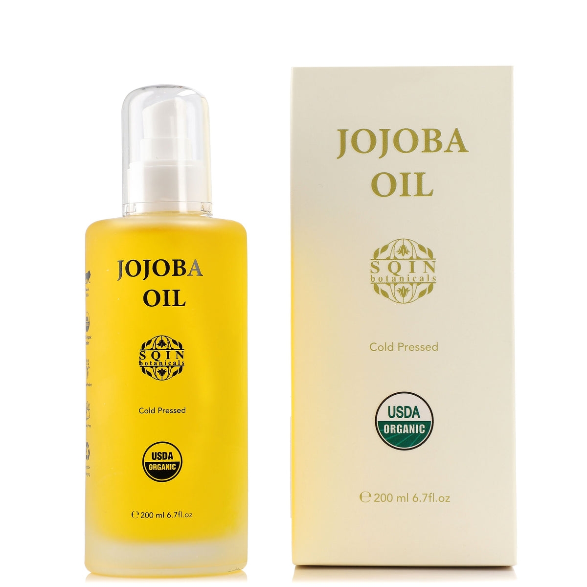 Sqin botanicals Cold Pressed Natural Jojoba Oil Volume - 200 ml 7612520 0