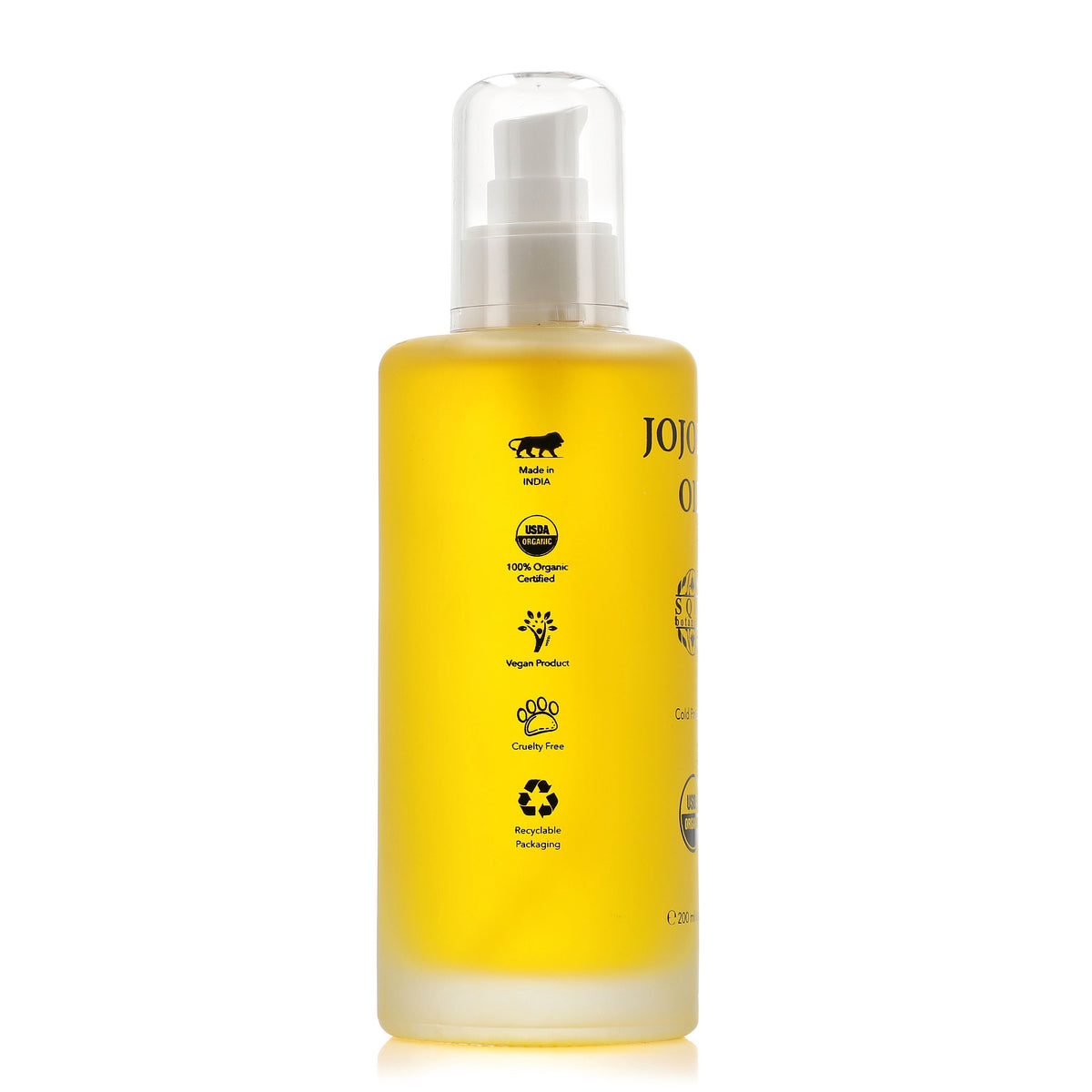 Sqin botanicals Cold Pressed Natural Jojoba Oil Volume - 200 ml 7612520 7