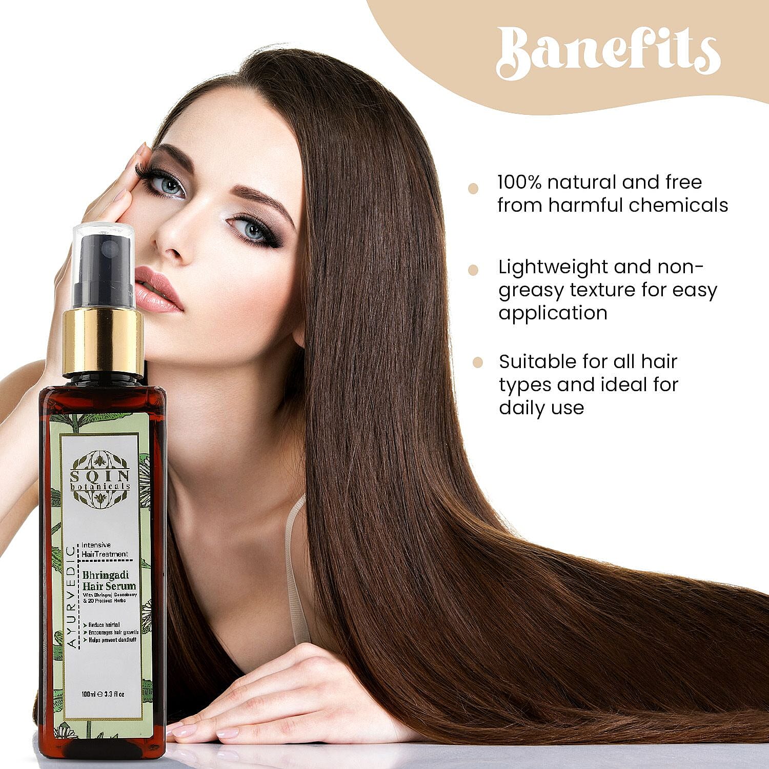 Bhringadi Ayurvedic Hair Serum - 100ml 7505834 4
