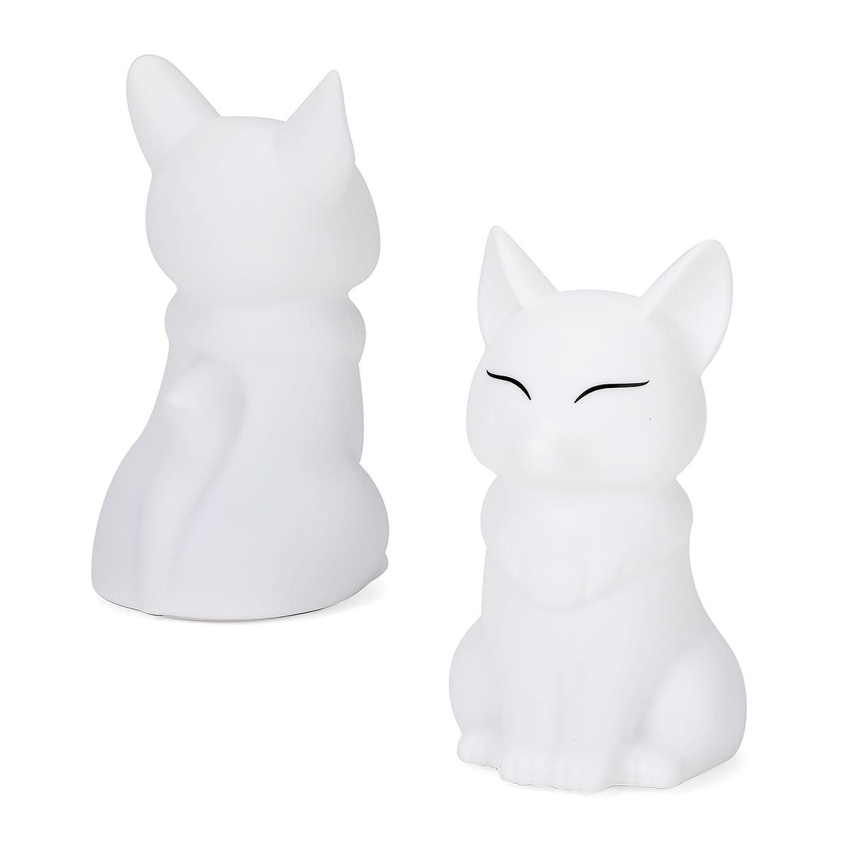 Squishy Colour Changing Rechargeable Silicone Lamp - Fox 7860433 9