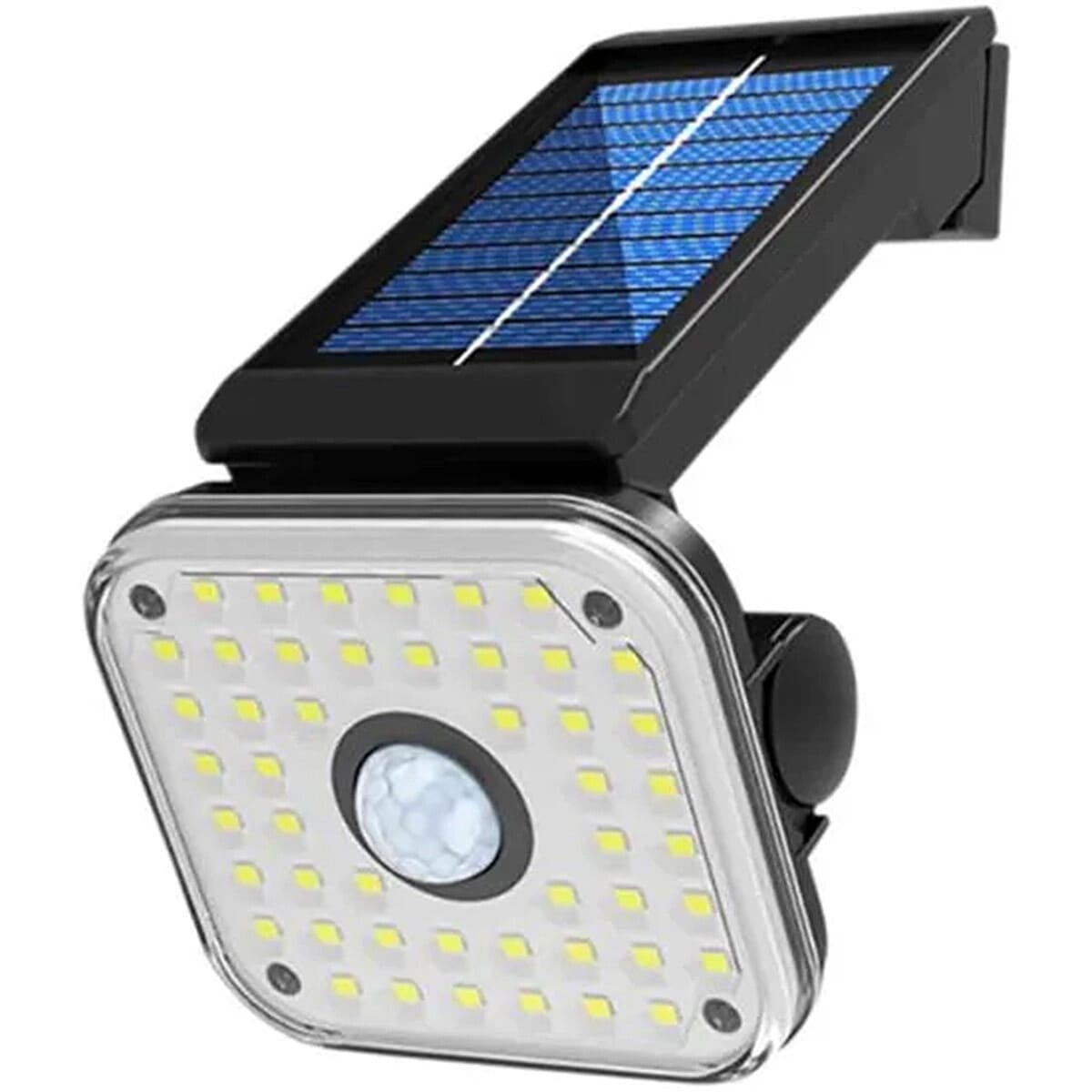 St Helens 48 LED Solar Powered Outdoor Security Light With PIR And Adjustable Bracket 7761754 0