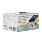 St Helens 48 LED Solar Powered Outdoor Security Light With PIR and Adjustable Bracket