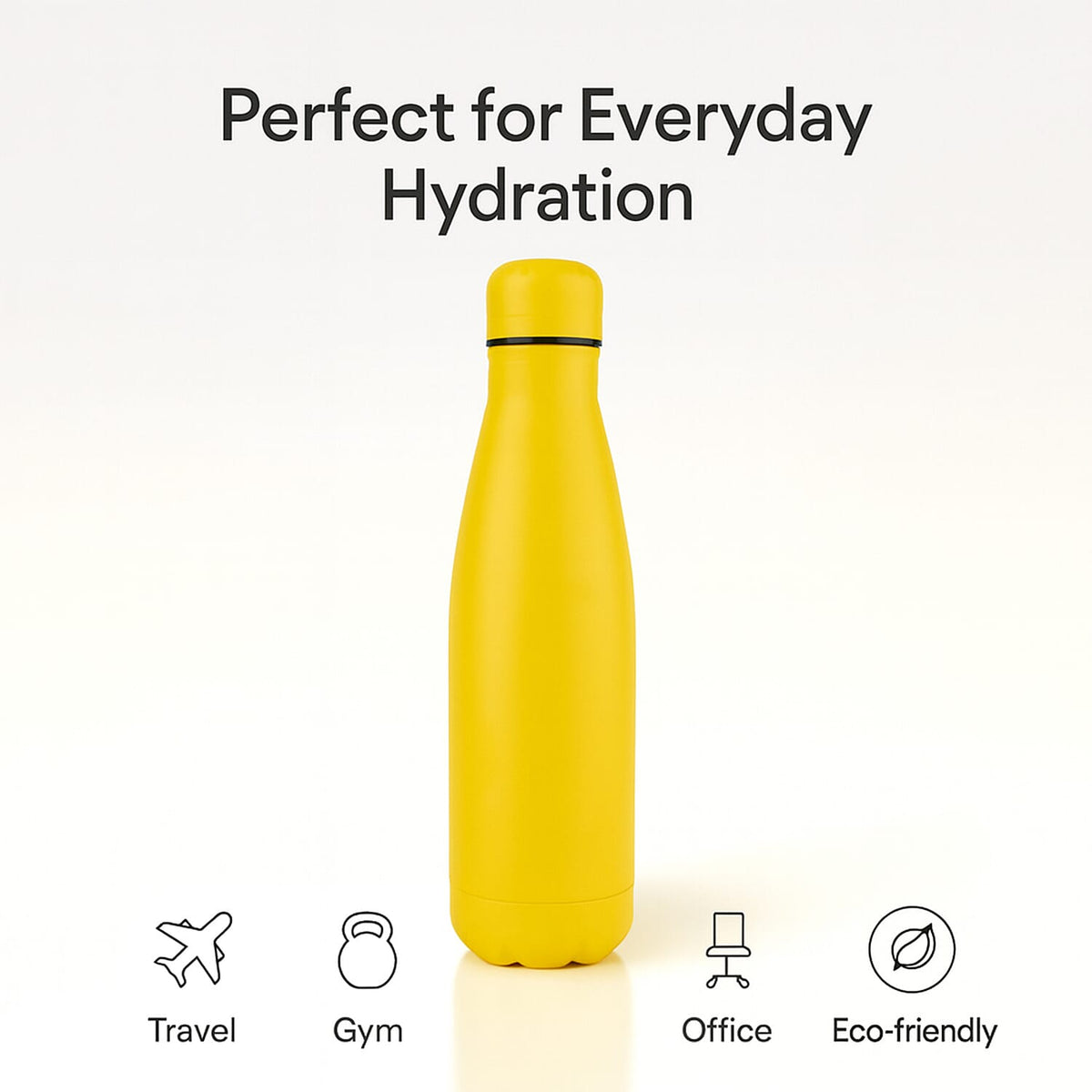 Stainless Steel Double Walled Vacuum Insulated Water Bottle with Leak-Proof Lid 500ml 8158654 3