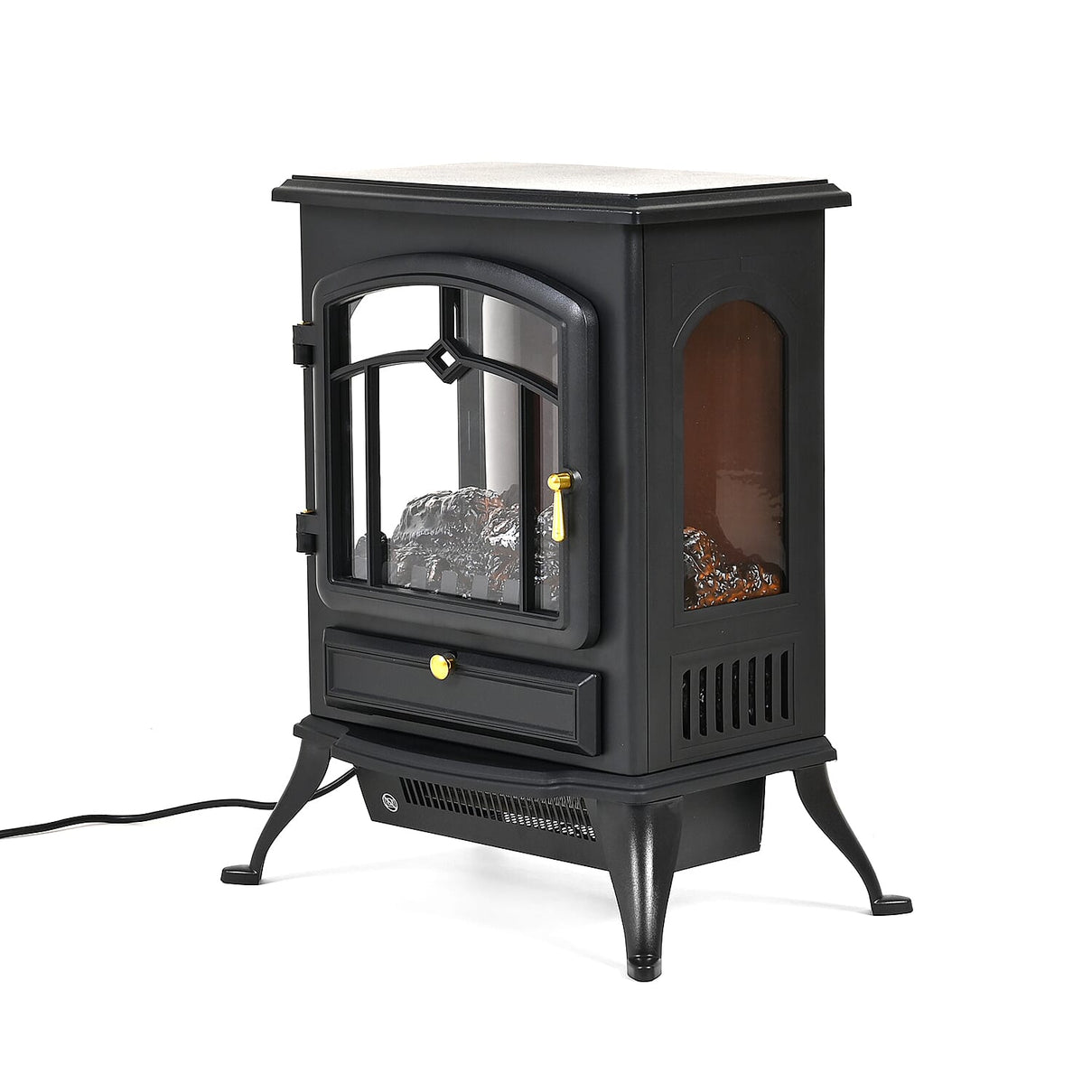 Stand Style Electric Fireplace Heater with 2 Heating Powers (1000W-2000W) 7899920 10