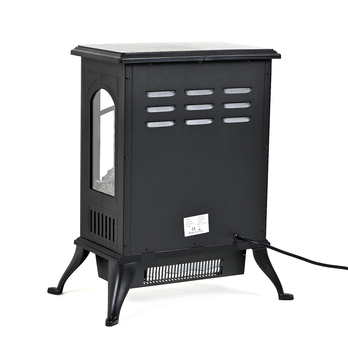 Stand Style Electric Fireplace Heater with 2 Heating Powers (1000W-2000W) 7899920 12