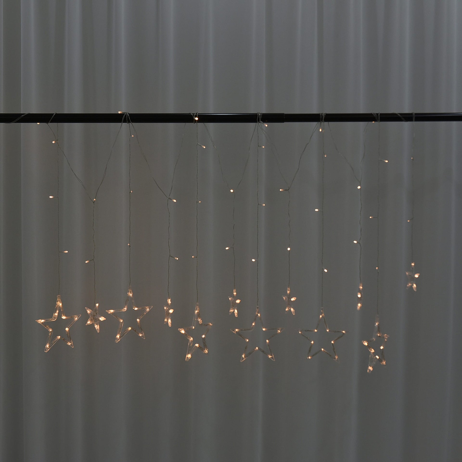 Star Inspired LED Curtain String Light with USB Cable 3875904 0