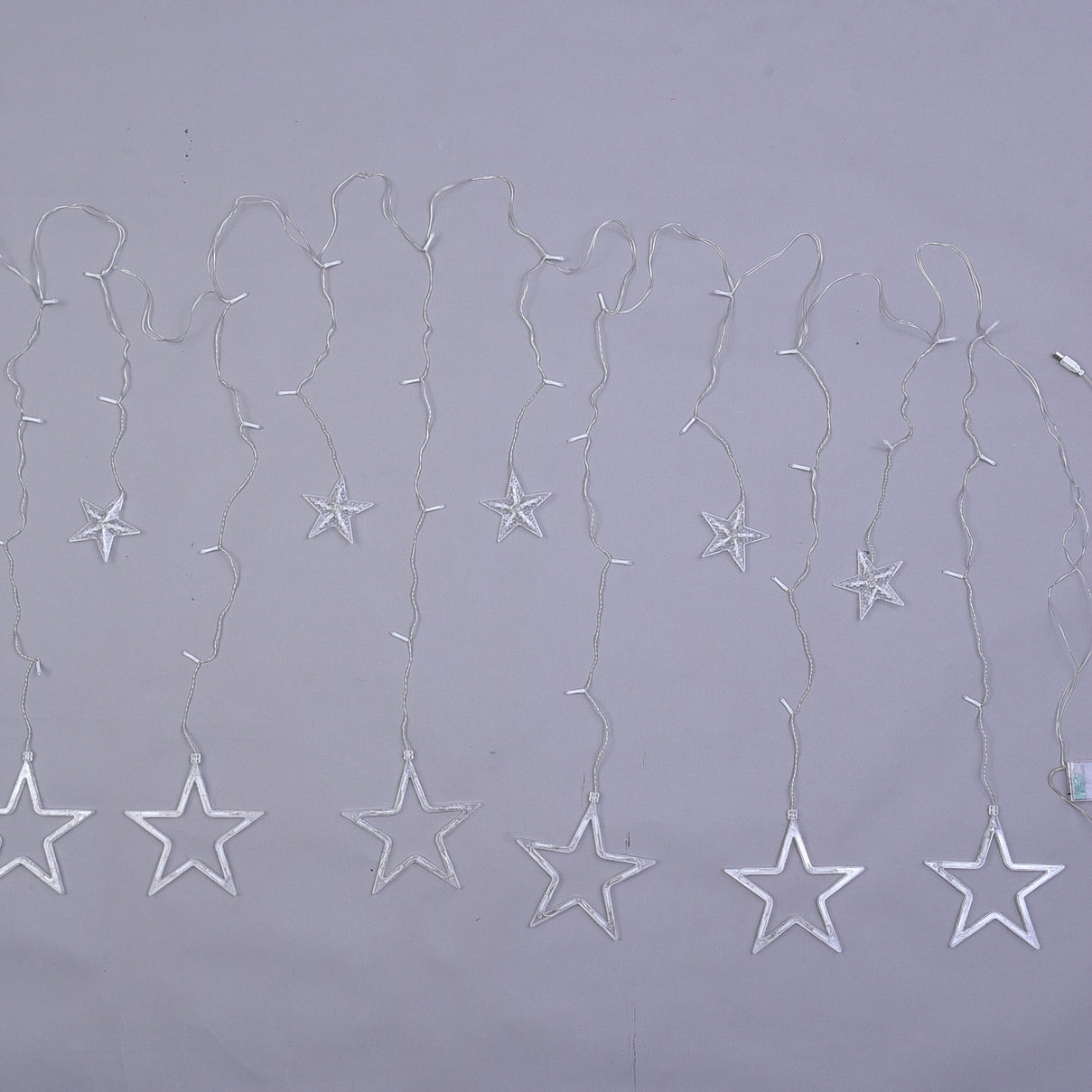 Star Inspired LED Curtain String Light with USB Cable 3875904 1