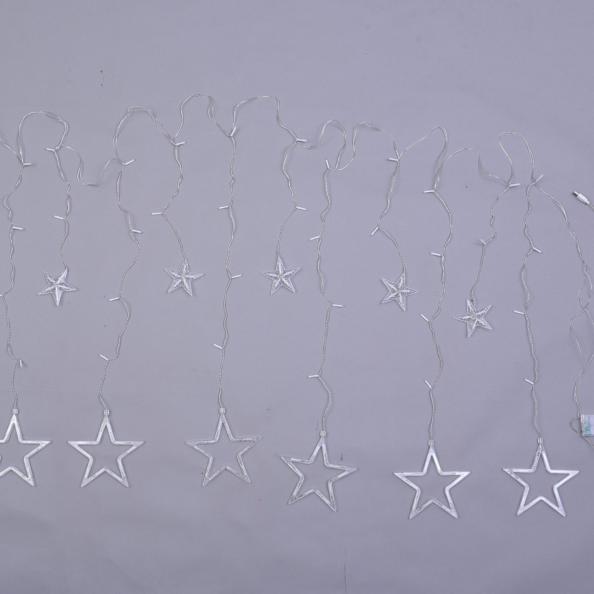 Star Inspired LED Curtain String Light with USB Cable 3875904 1