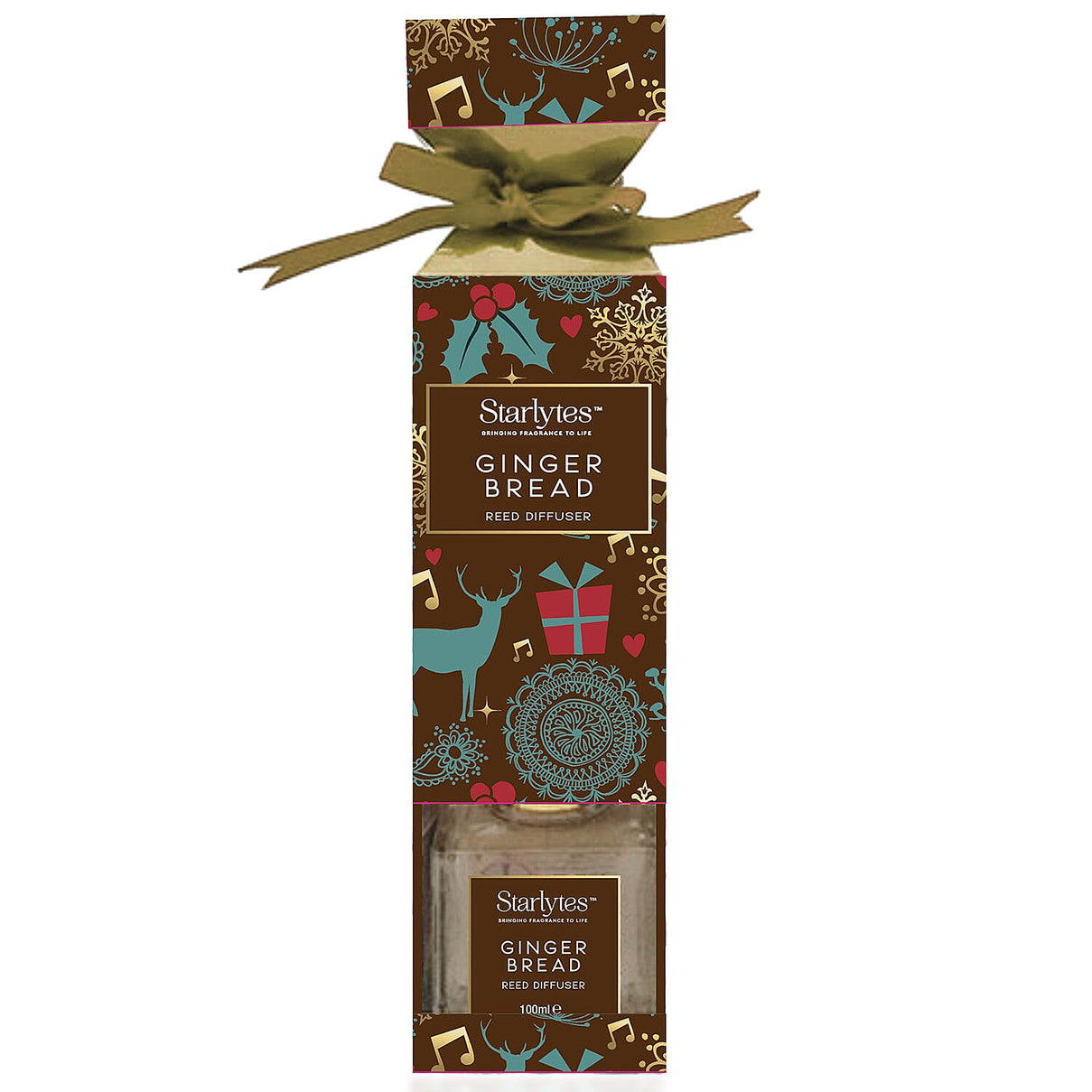 Starlytes Half Cracker Reed Diffuser - Gingerbread Scent, 100ml 7960306 0