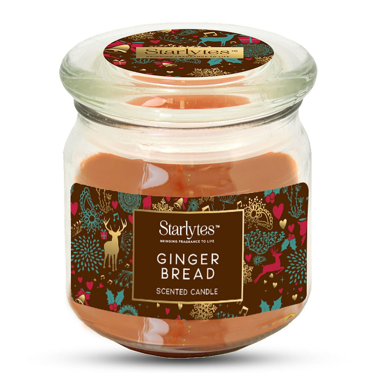 Starlytes Gingerbread Scented Jar Candle (8oz) 7960301 1