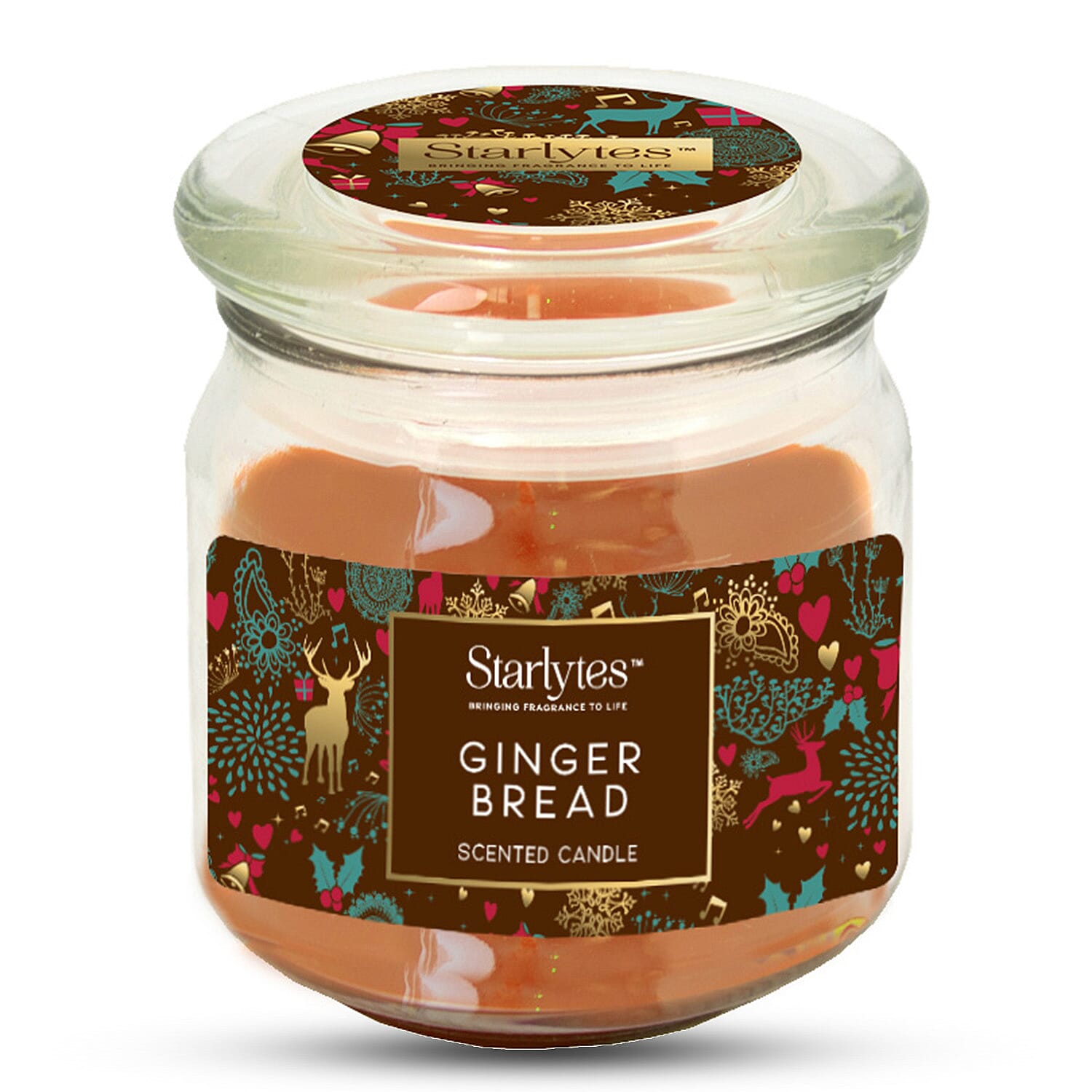 Starlytes Gingerbread Scented Jar Candle (8oz) 7960301 1