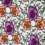 Rose Pattern Removable Window Sticker