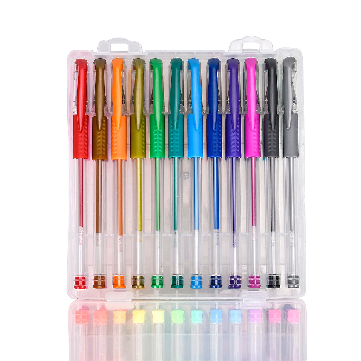 60 Pack Gel Pens Set with Storage Box for Colouring Books Drawing, Penting - Writing - Multi 7744949 3