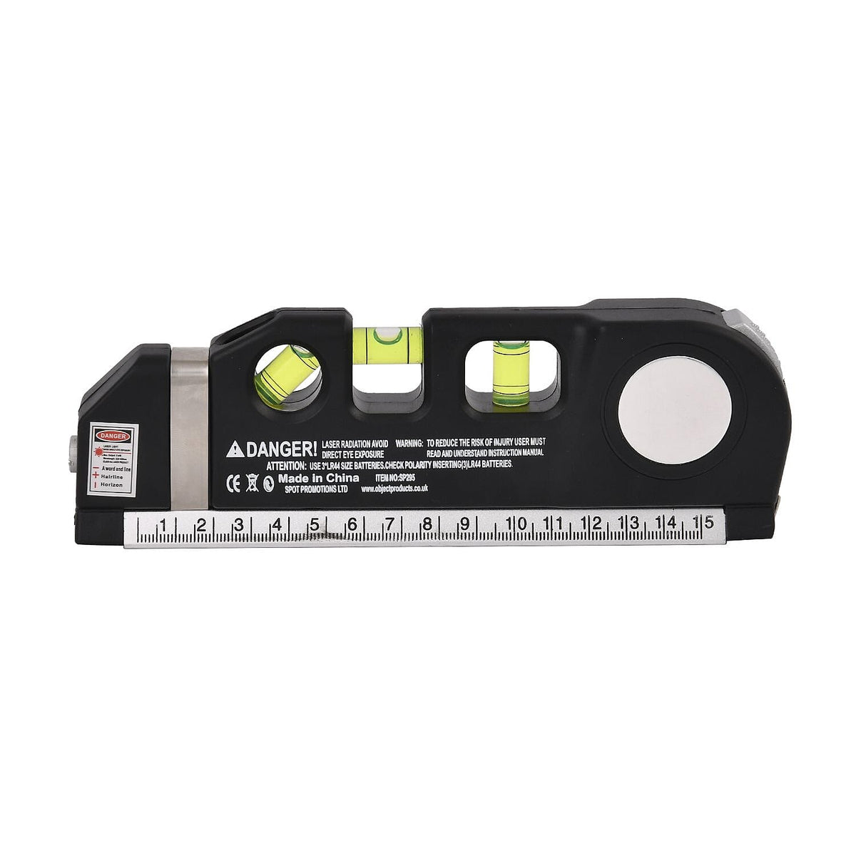 Multipurpose Laser Level Kit (3xLR44 Batteries Required, Inc.) - Black 7282572 1