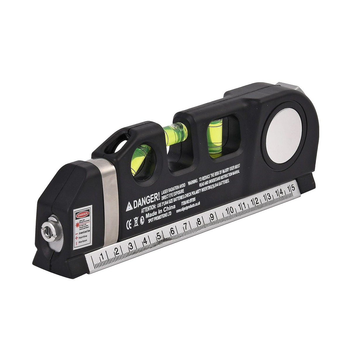Multipurpose Laser Level Kit (3xLR44 Batteries Required, Inc.) - Black 7282572 2