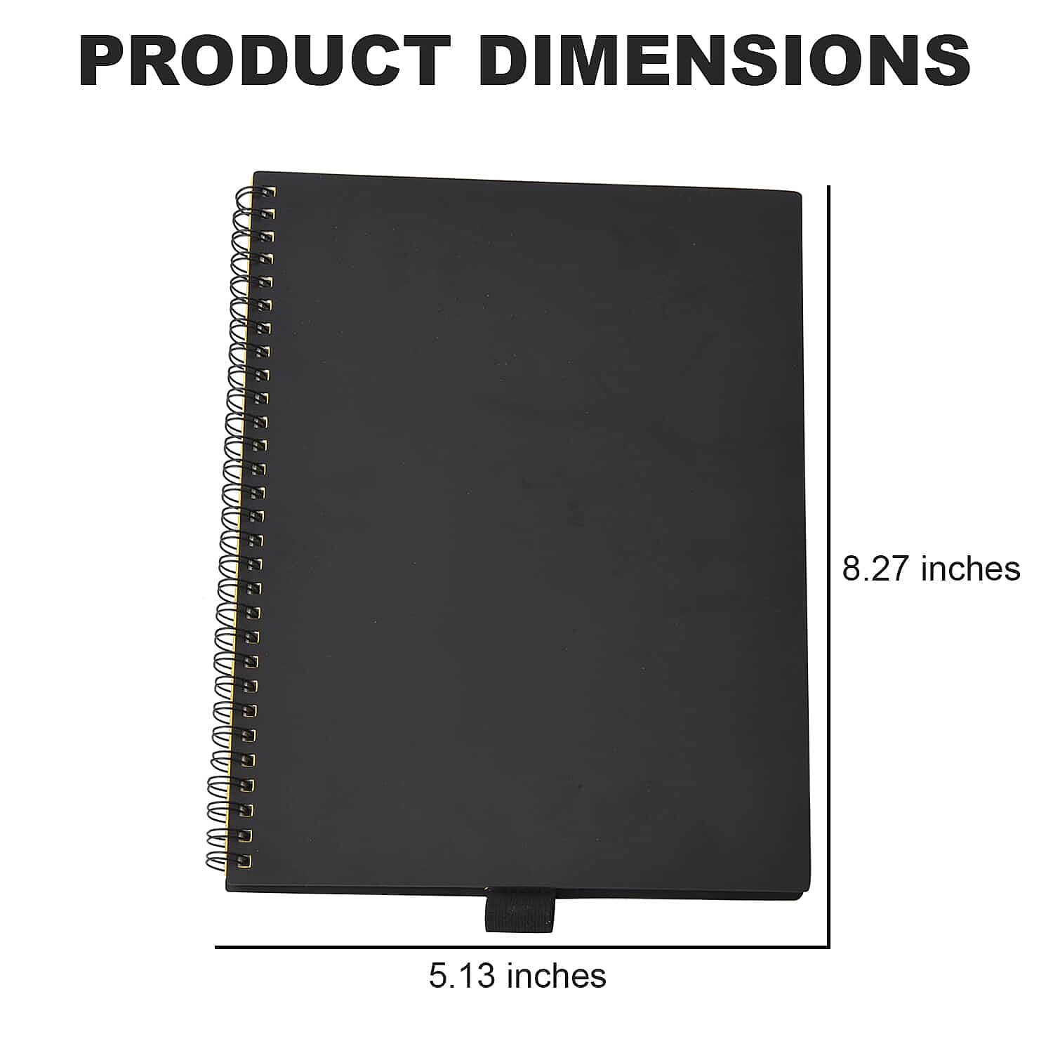 A5 Smart Reusable Forever Notebook (40 Sheets) with Erasable Pen and Wiper- Black 6839002 3